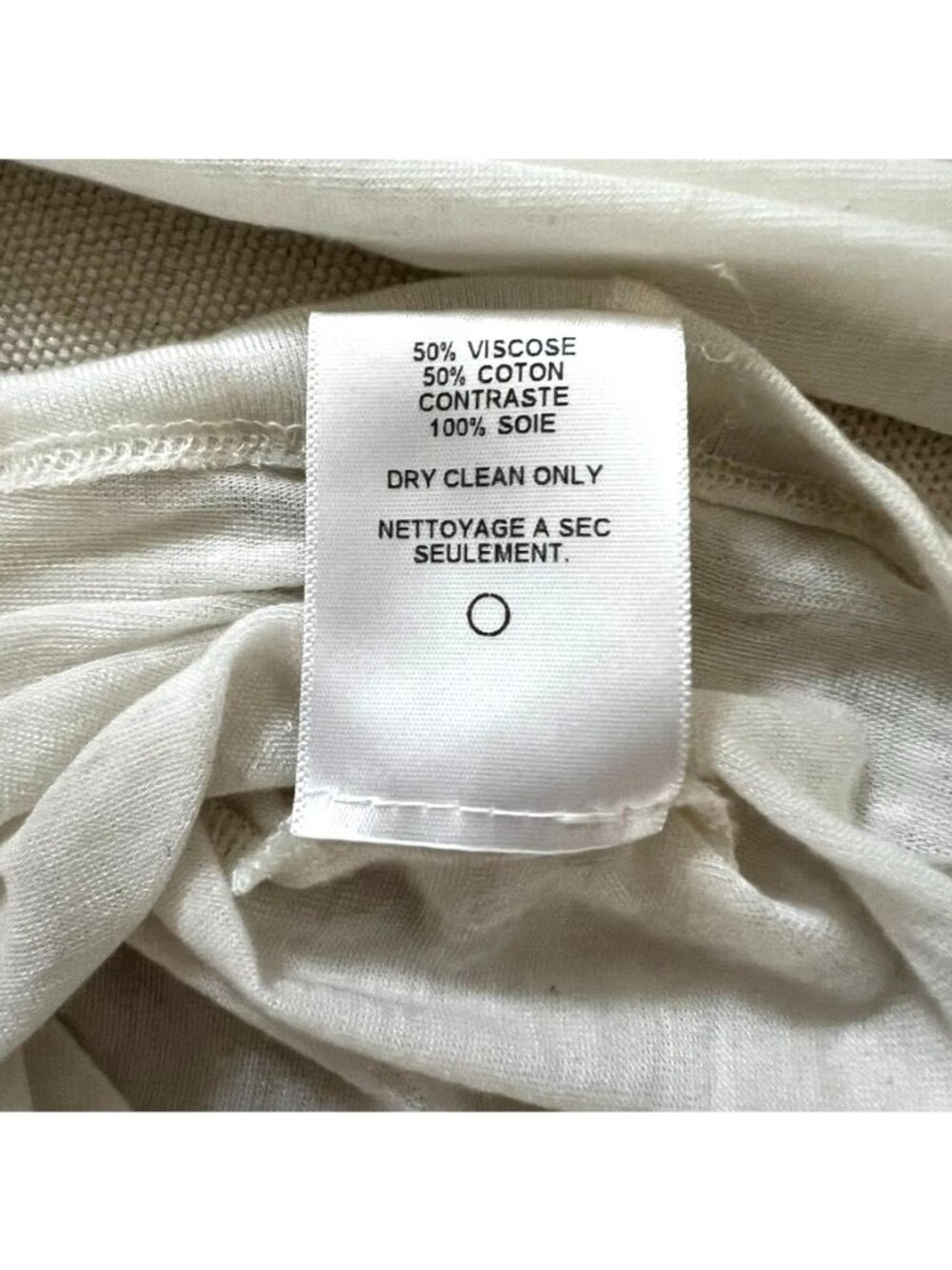 Vtg Graham & Spencer Sheer Top Ivory Draped Shawl Neckline Coquette Ethereal - Picture 7 of 9